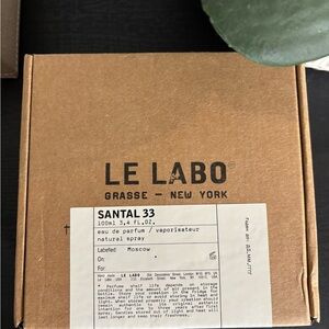 Le Labo Santal 33 Fragrance perfume 3.4 oz 100ML NEW